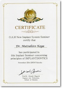 O.A.M@New Implant System Seminer