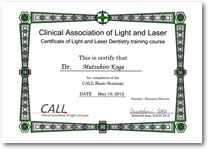 CALL Basic Seminar Light and Laser Dentistry training course